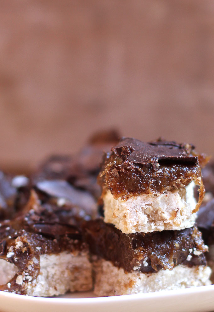 vegan twix reepjes gezond recept